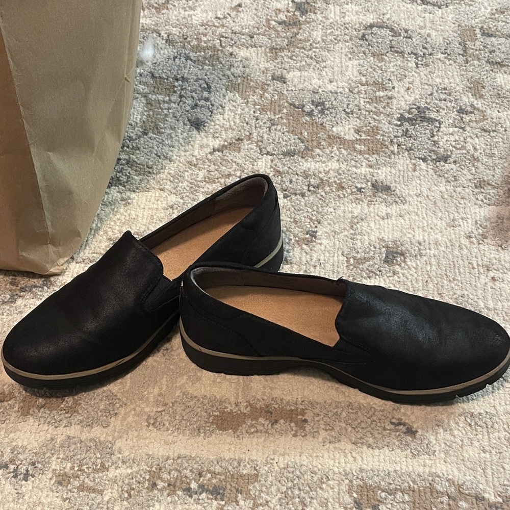 Classic Black Dr Scholls Loafers